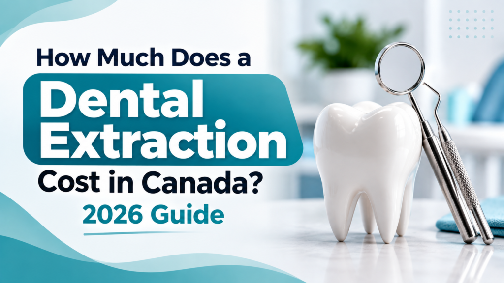 Dental extraction cost in Canada 2026 guide