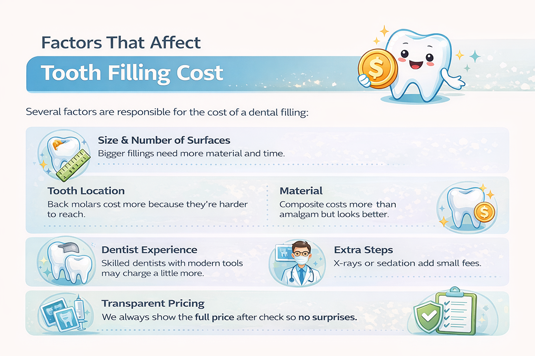 Price for teeth fillings